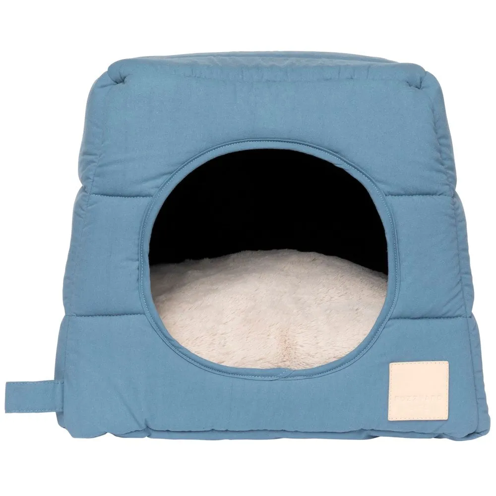 15% OFF: Fuzzyard Life Cubby Bed For Cats & Dogs (French Blue)