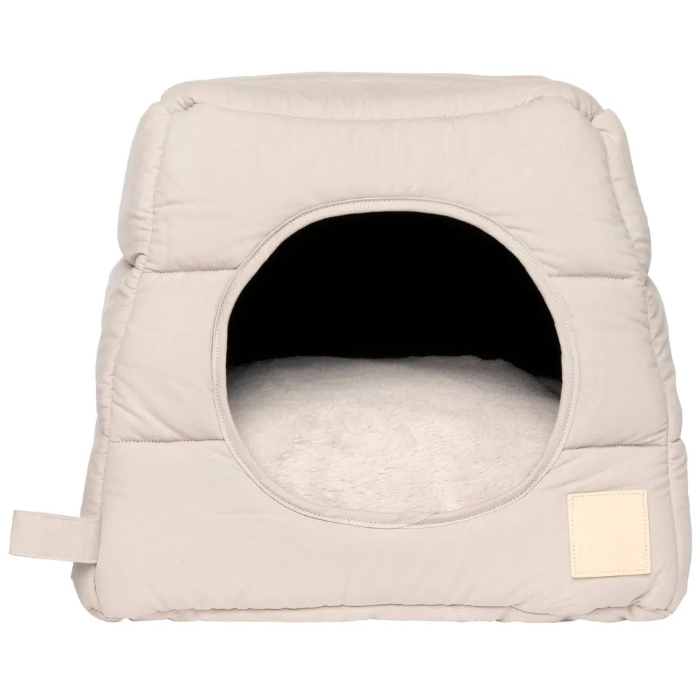 15% OFF: Fuzzyard Life Cubby Bed For Cats & Dogs (Sandstone)