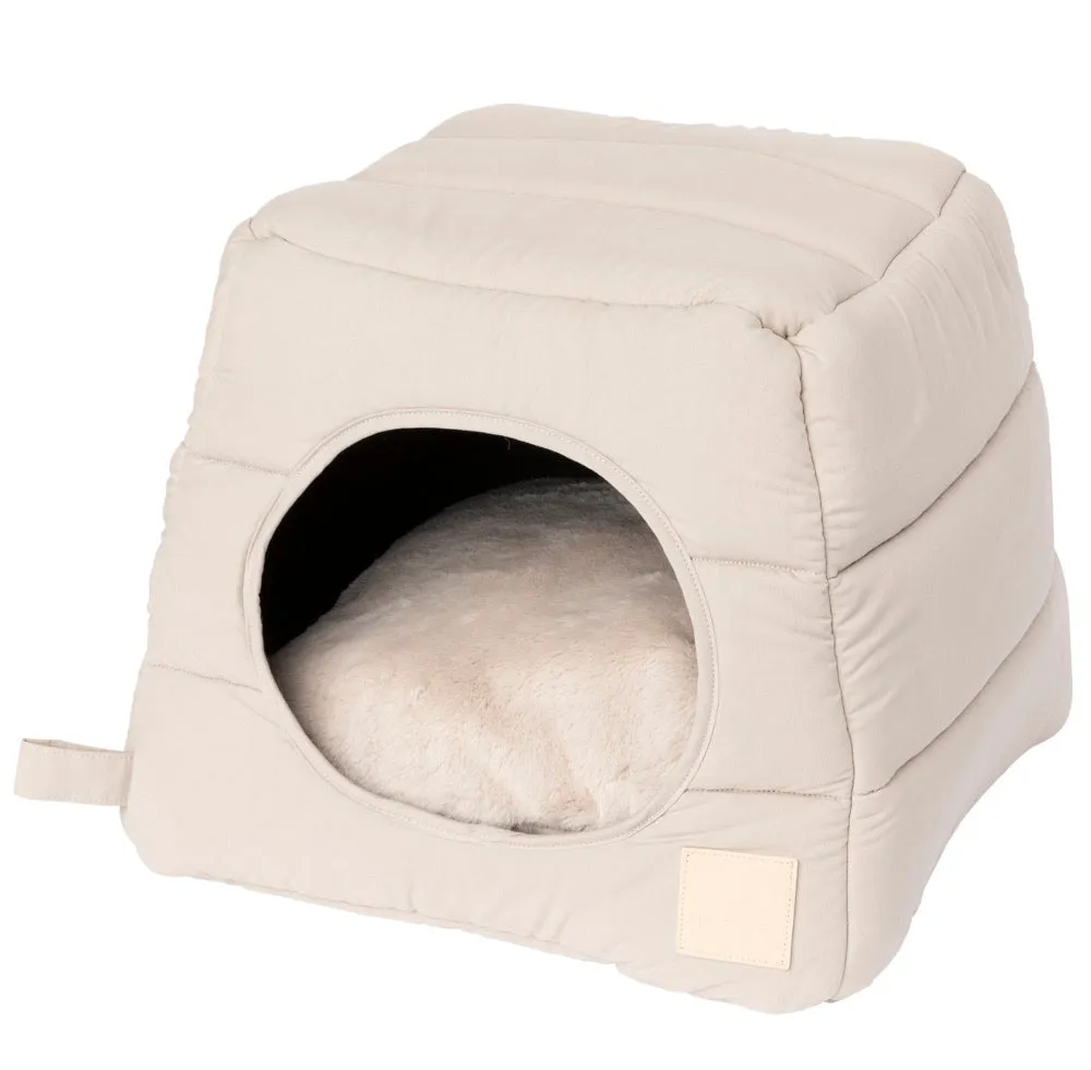 15% OFF: Fuzzyard Life Cubby Bed For Cats & Dogs (Sandstone)