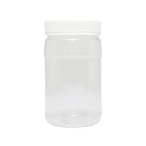 350ml PET Plastic Honey Jar Bottle with Screw-on Lid 10pack