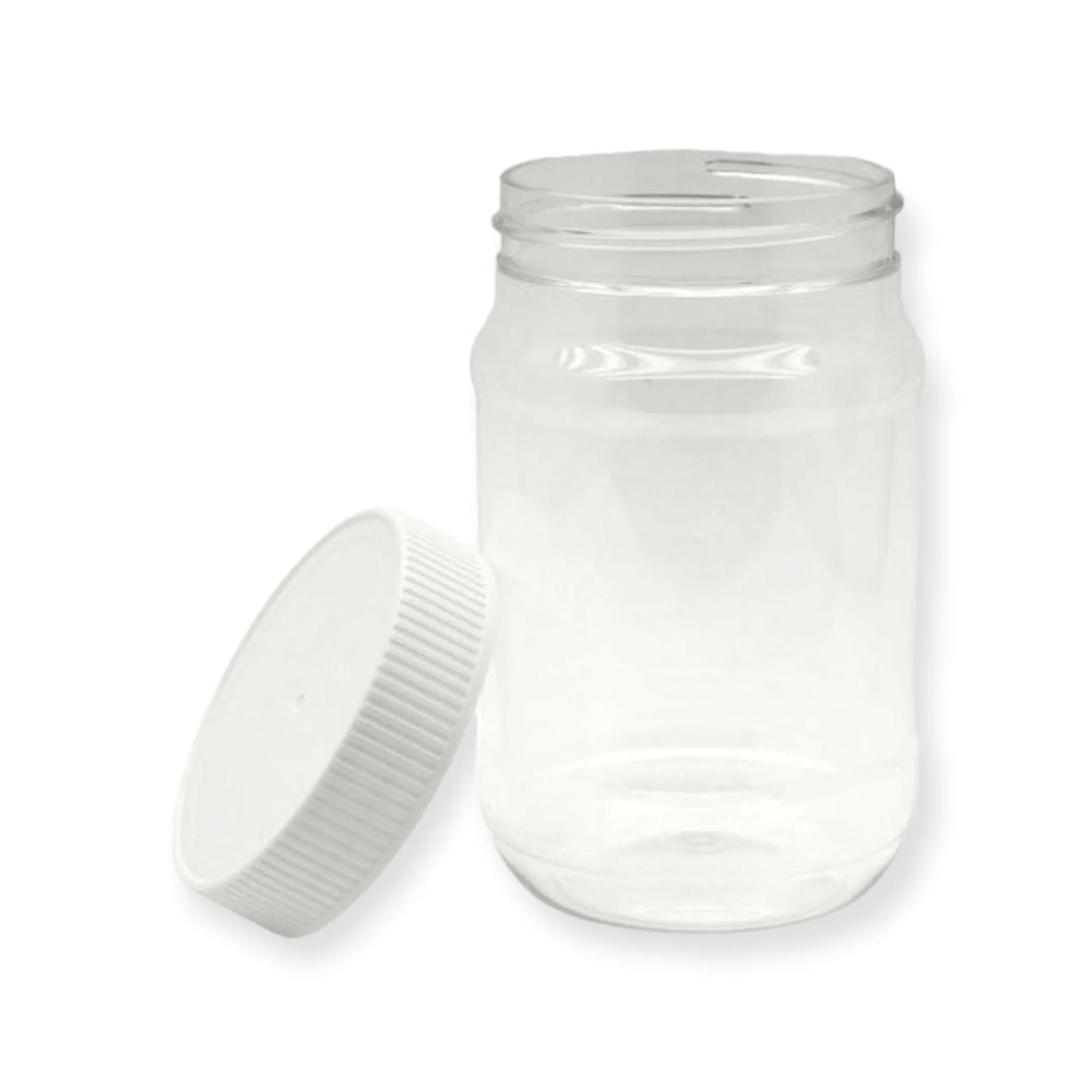 350ml PET Plastic Honey Jar Bottle with Screw-on Lid 10pack