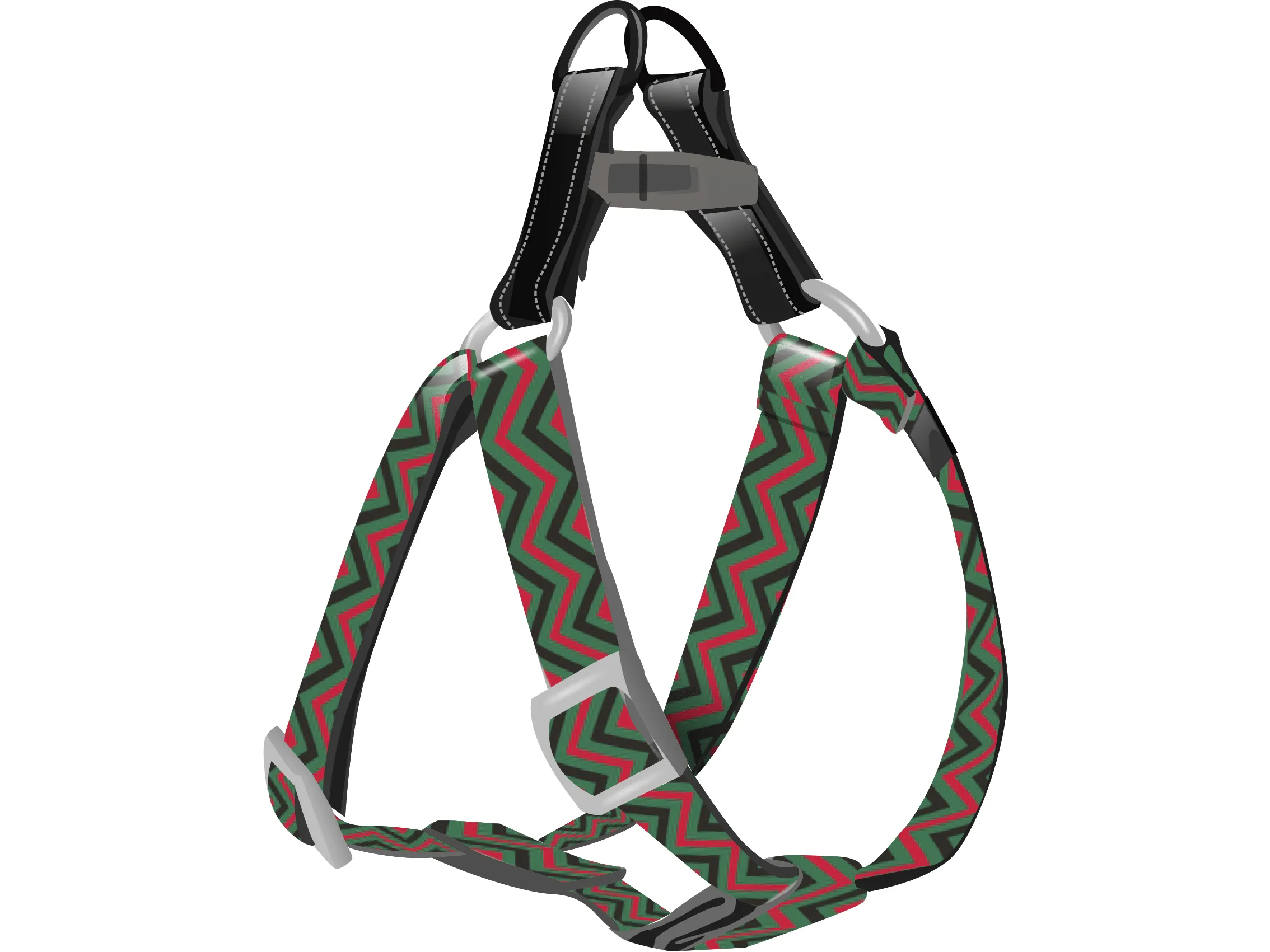 AFB Dog  Step-in Harness - Chevron