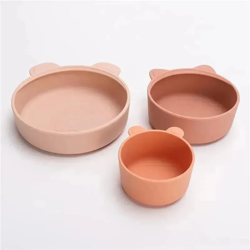 Ali   Oli - 3Pk Stackable Snack Bowl Set, Terracotta Blush