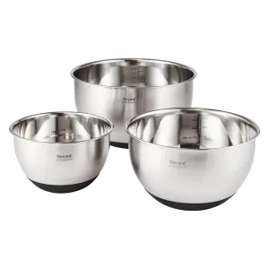 Baccarat Prepare Set of 3 Mixing Bowls with Lids