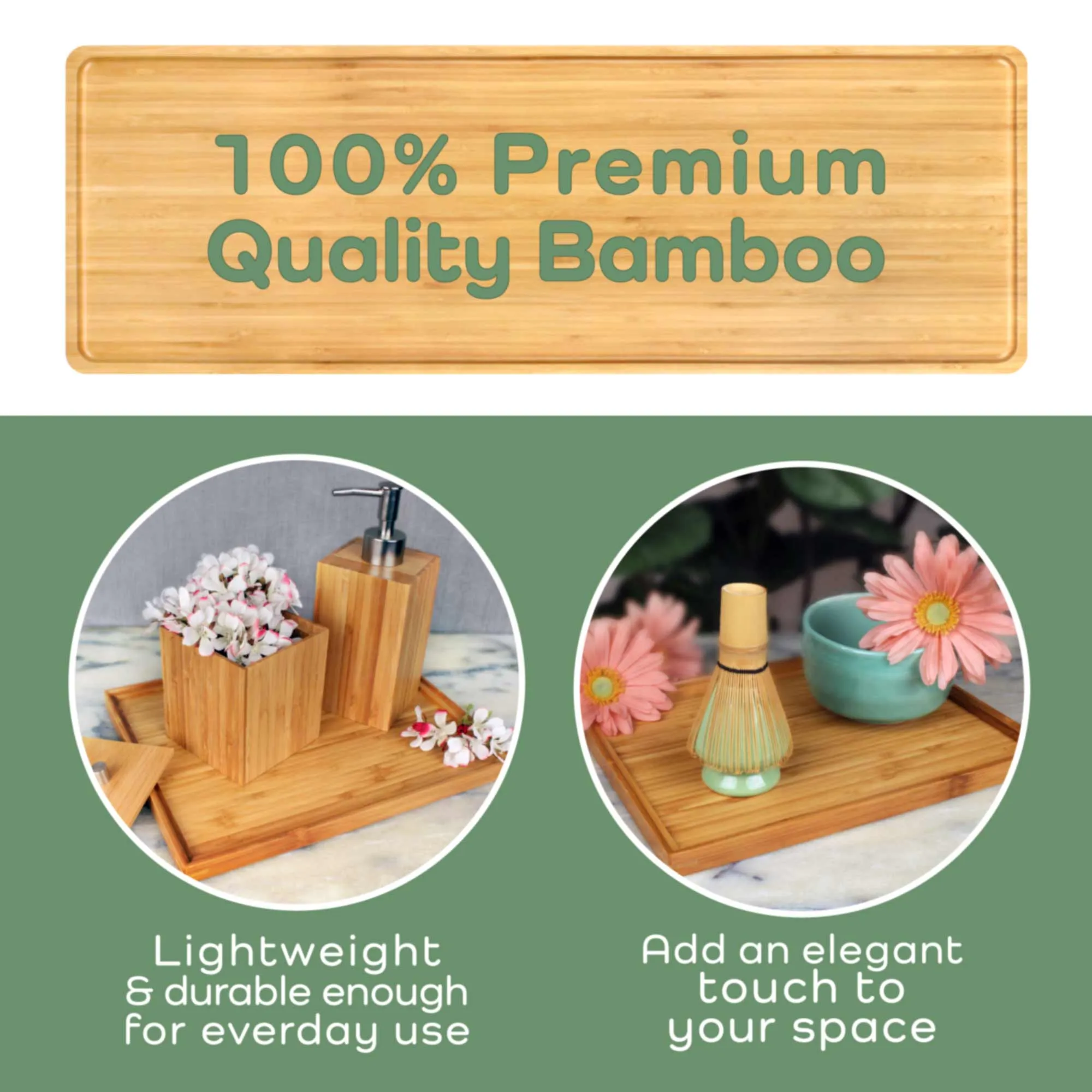 Bamboo Serving Tray - Large