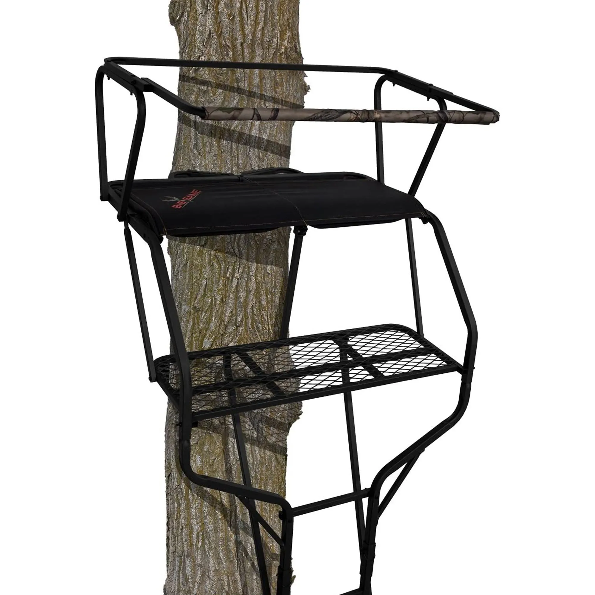 Big Game Guardian XLT 18 Foot 2 Person Deer Hunting Ladder Climbing Tree Stand