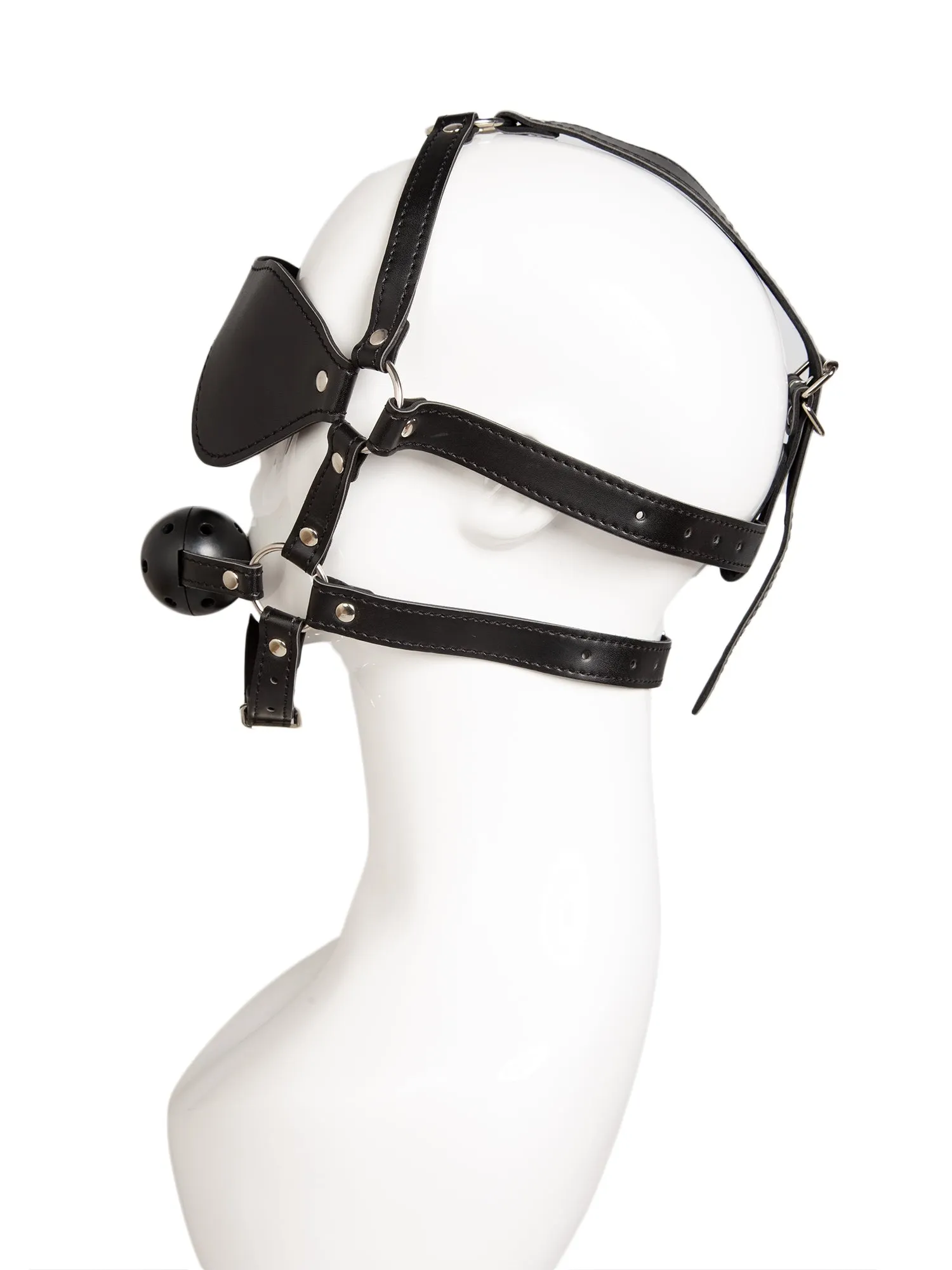 Bound to Excite Blindfold & Gag Head Harness