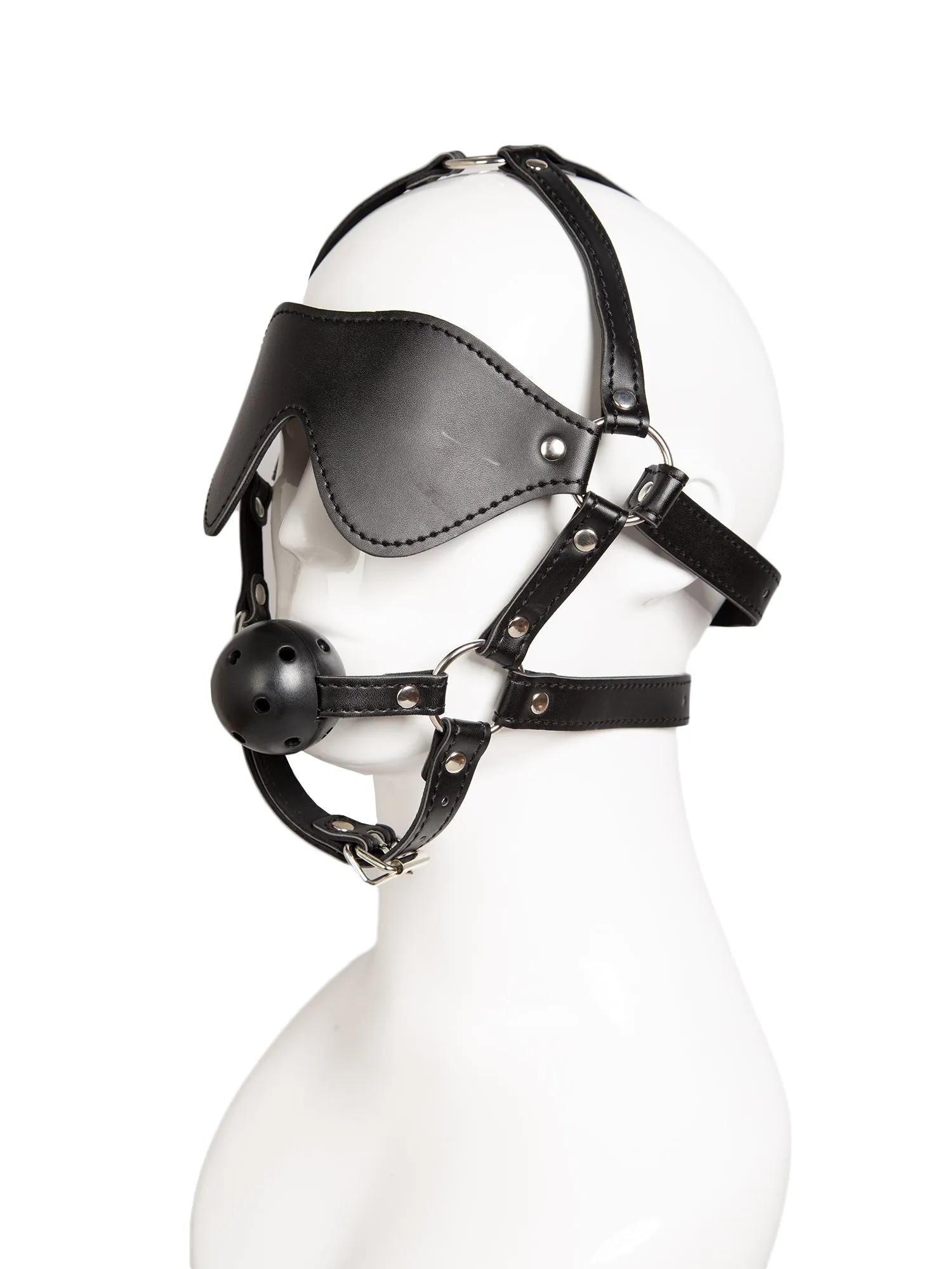 Bound to Excite Blindfold & Gag Head Harness