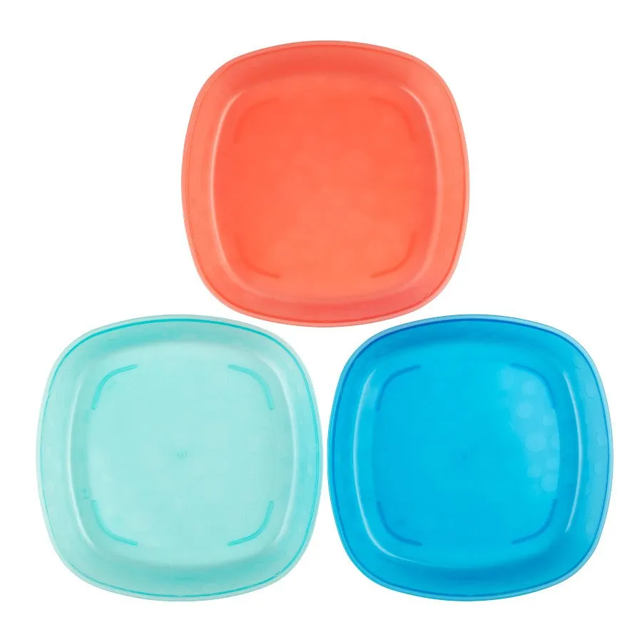 [Bundle of 2] Dr Brown's Toddler Plates, 3-Pack