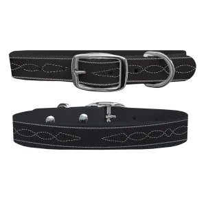 C4 Dog Collar (Black Stitches)