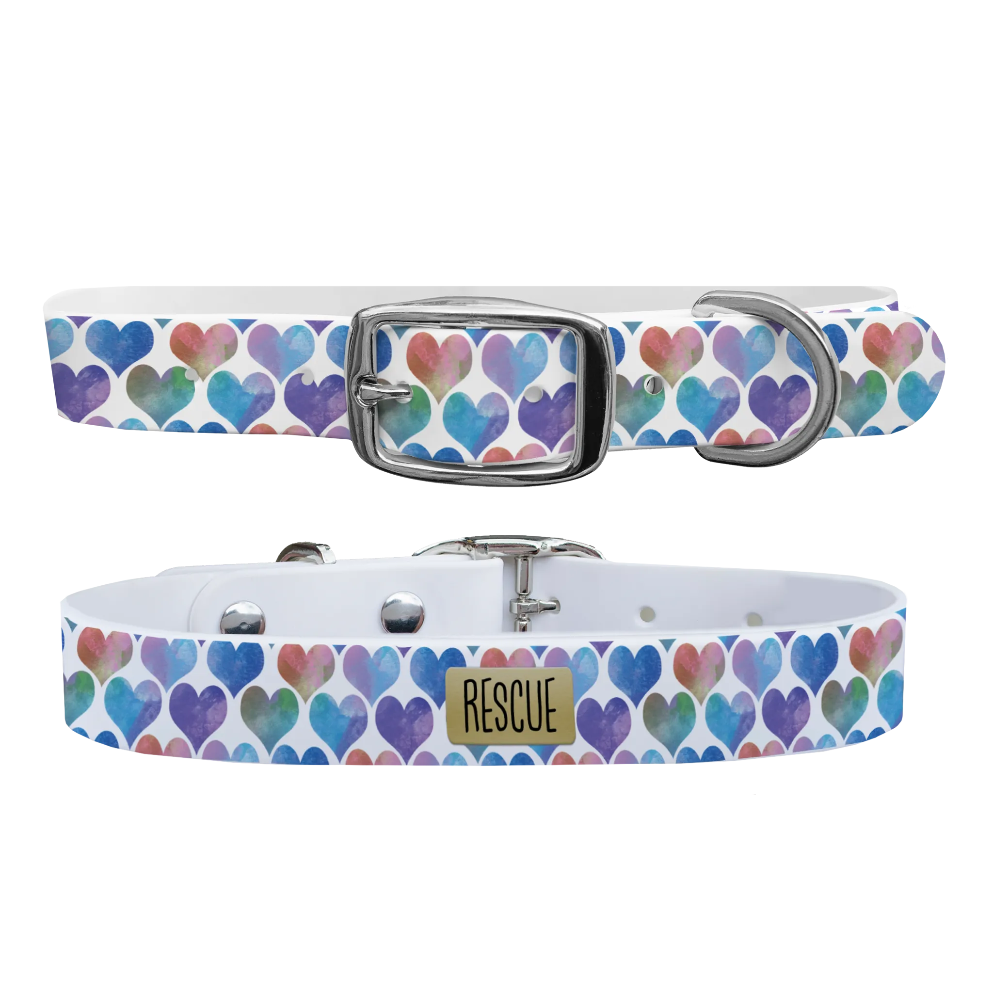 C4 Dog Collar (Rescue Blue Hearts)