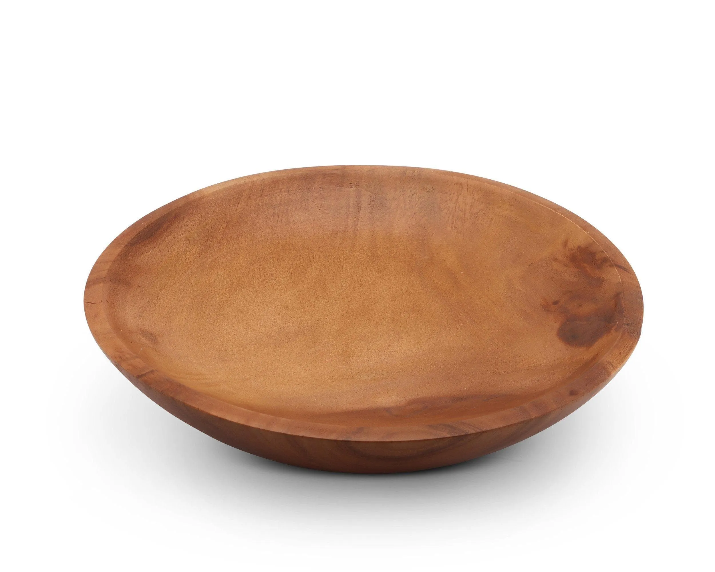 Calabash Round Acacia Wood Salad  Bowl