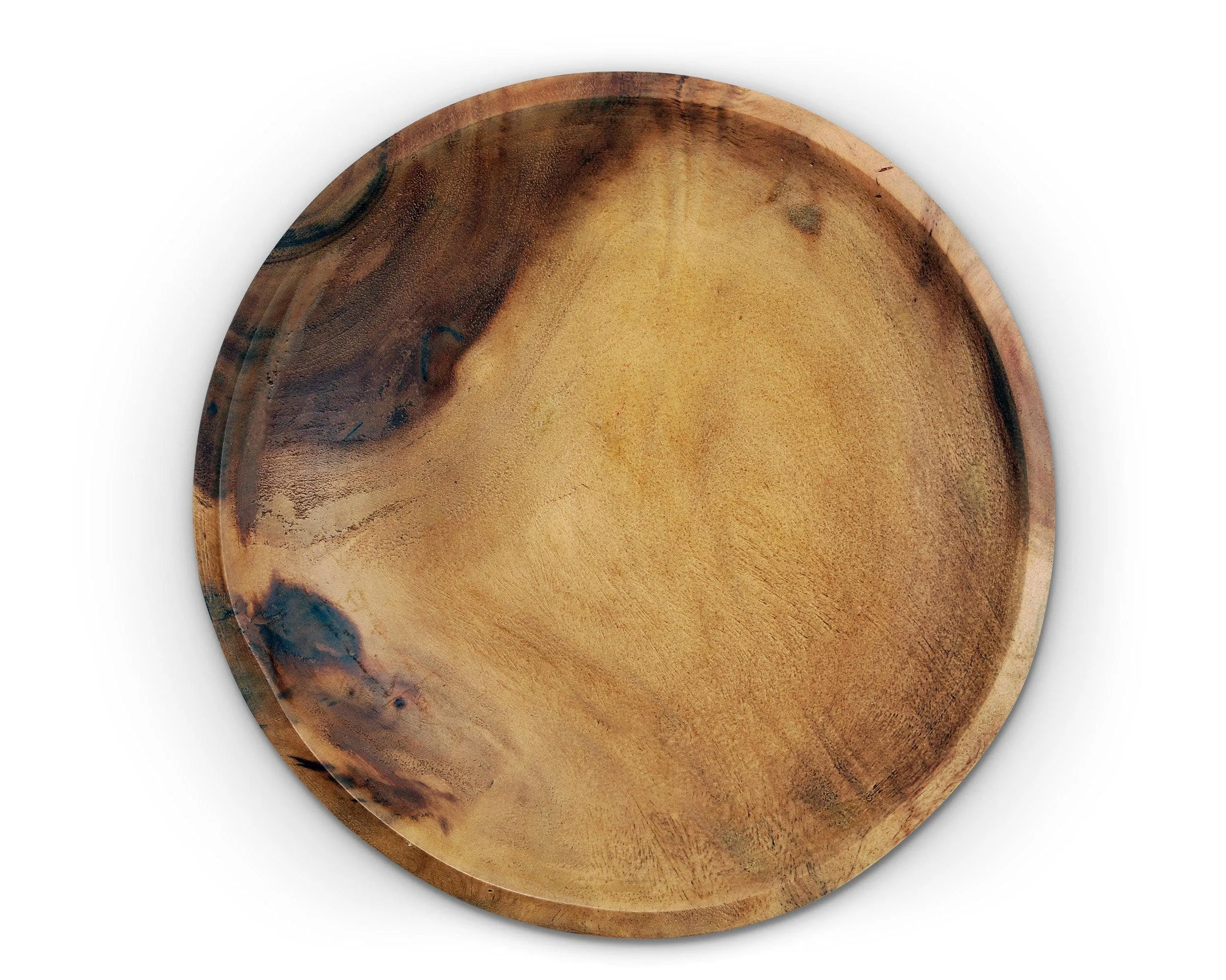 Calabash Round Acacia Wood Salad  Bowl