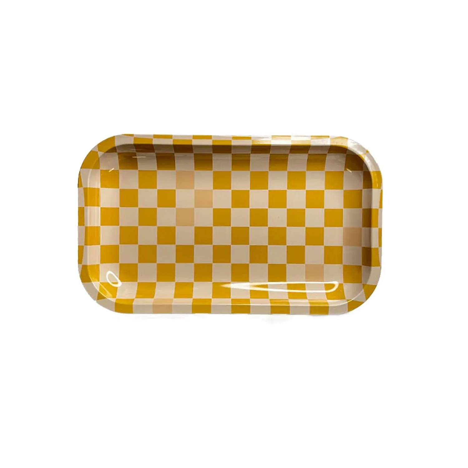 Checkered Medium Tray