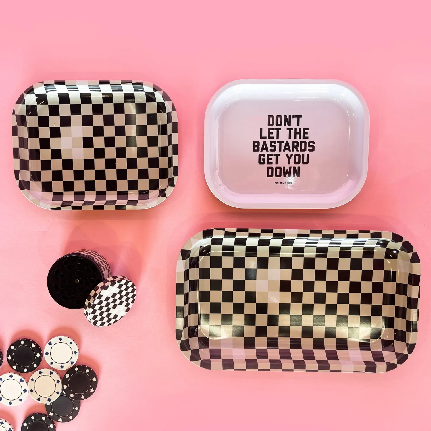 Checkered Trinket Tray