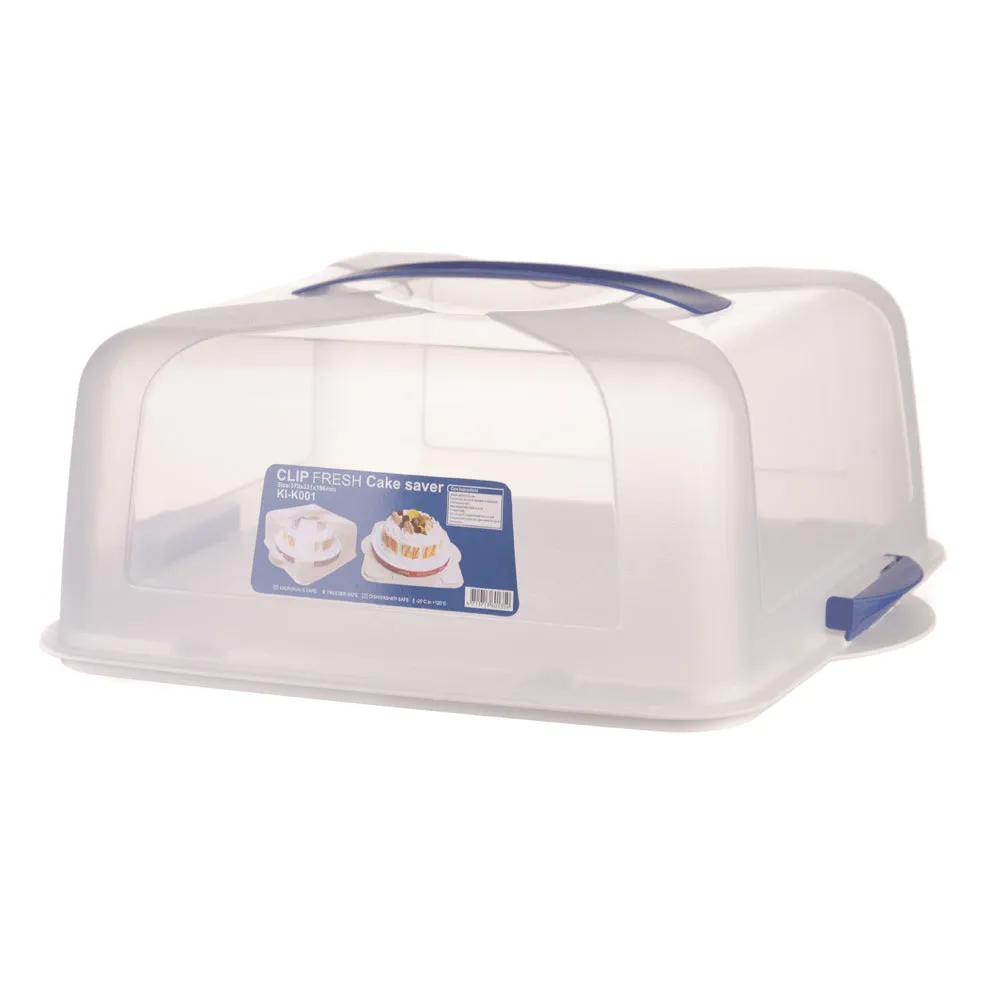 Clip Fresh Square Cake Saver - 37.9x33.1x15.6cm