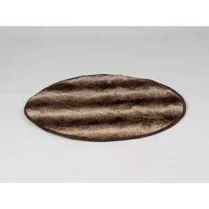 Collared Creatures - Luxury Brown Faux Fur Cave Bed Dog Blanket