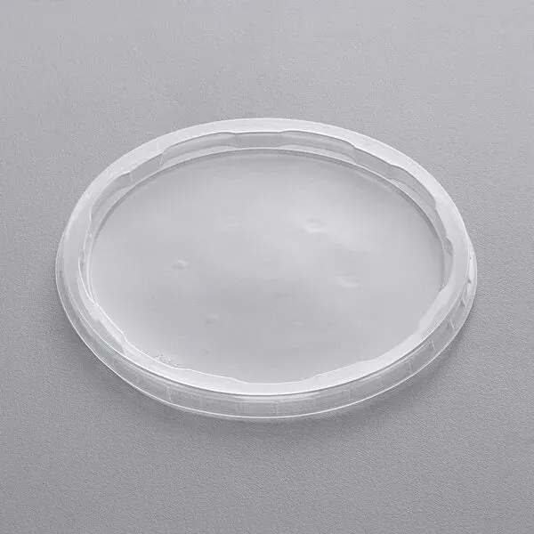 CONTAINER/ Translucent Plastic Deli Container Lid -Food Service