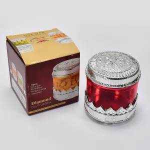 Diamond Design Dryfruit Storage Container Or Storage Box