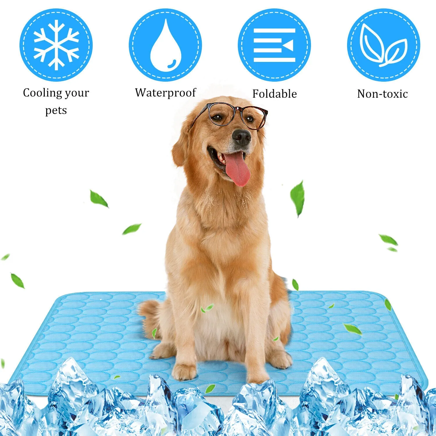 Dog Cooling Pad | Puppy Blanket For Summer Sleeping