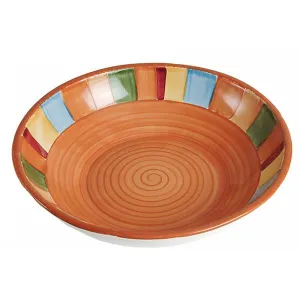 Extra Large Serving Bowl - Colorful Striped | Serape