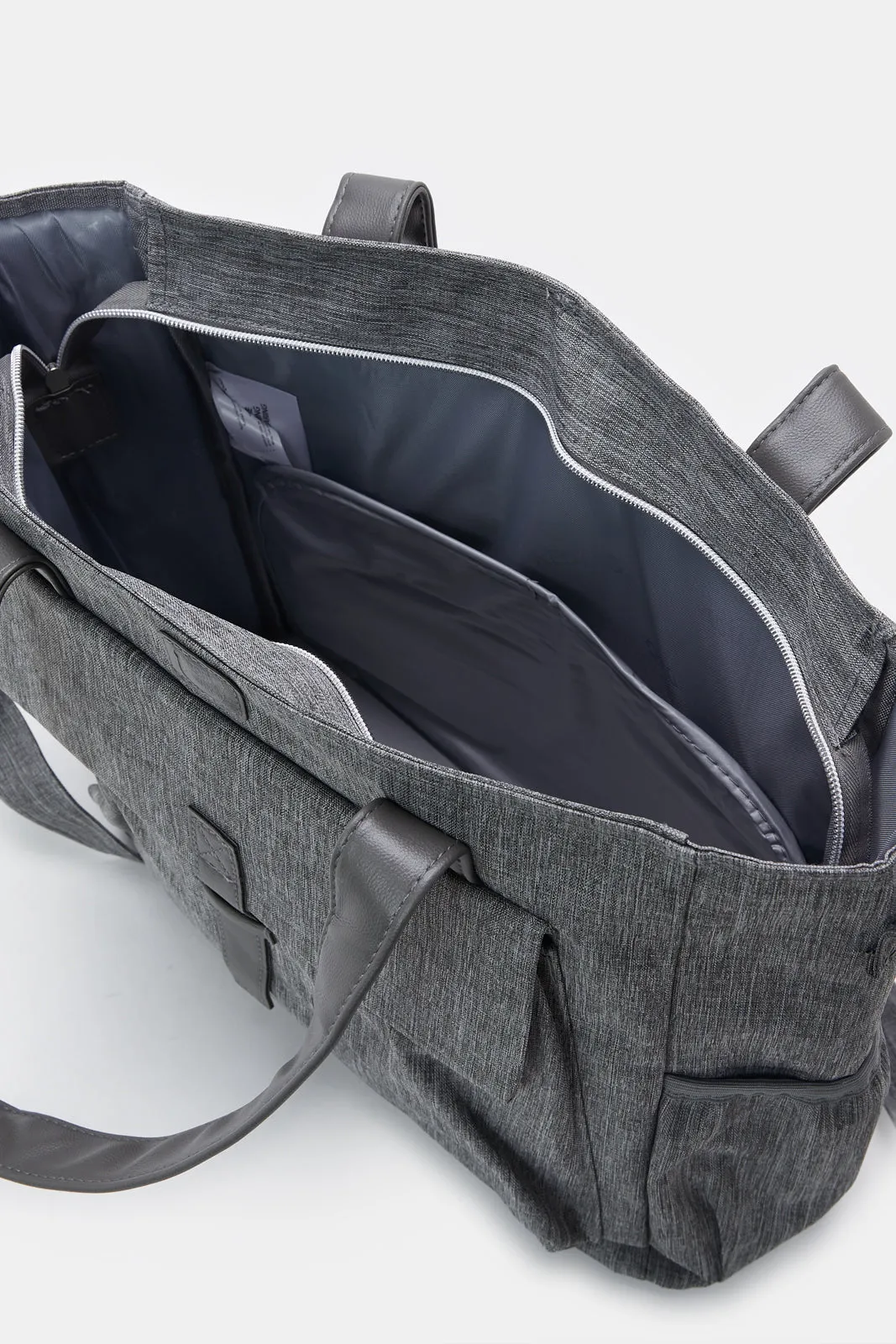 Grey Diaper Bag