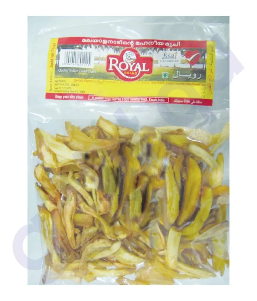 JACKFRIUT CHIPS  125GMS BY ROYAL