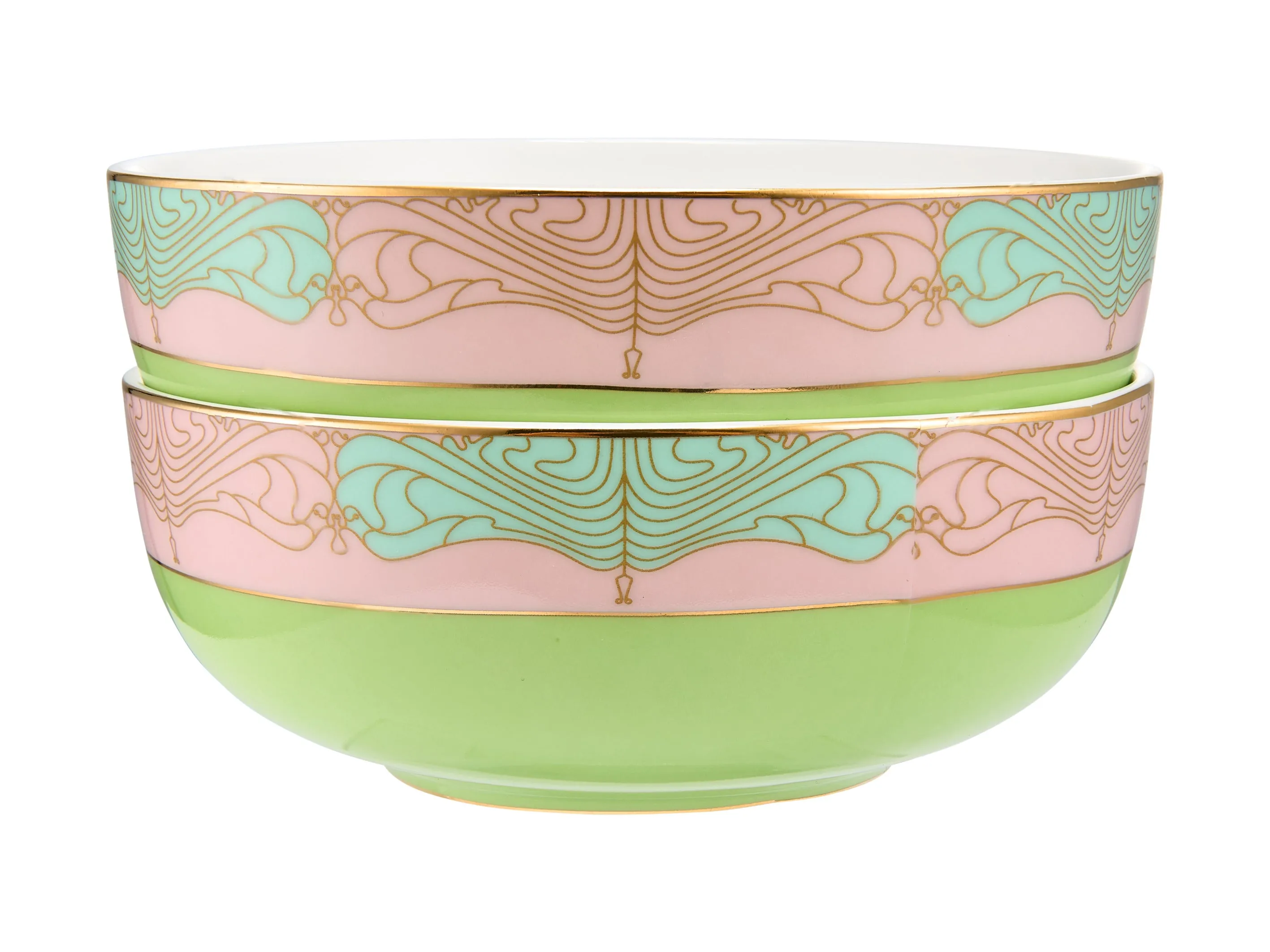 Maxwell & Williams Wicked Pink Goes Good With Green Bowls 12.5x5cm Set of 2 - Elphaba