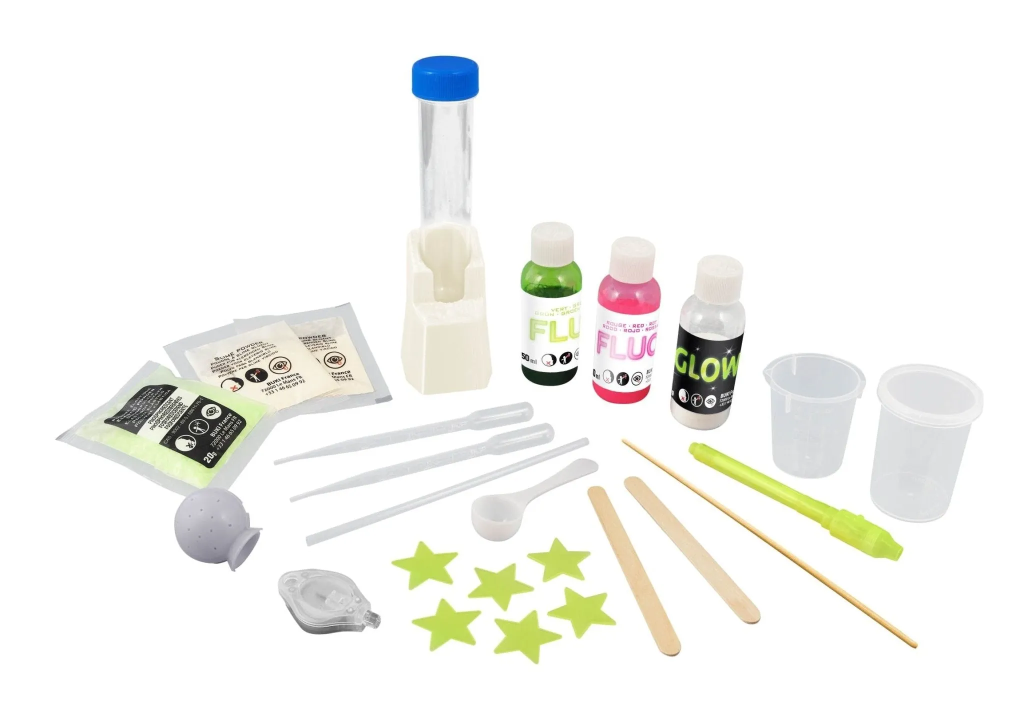 Mega Fluo & Glow Experiment Kit