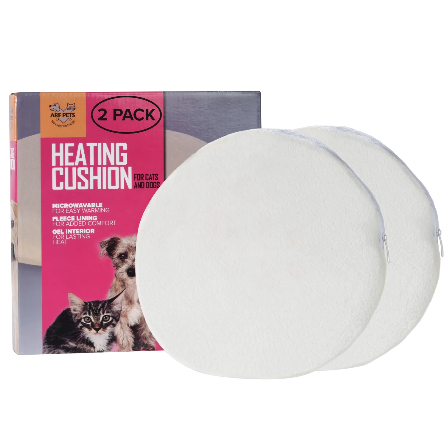 Microwavable Pet Heating Pad 2 Pack