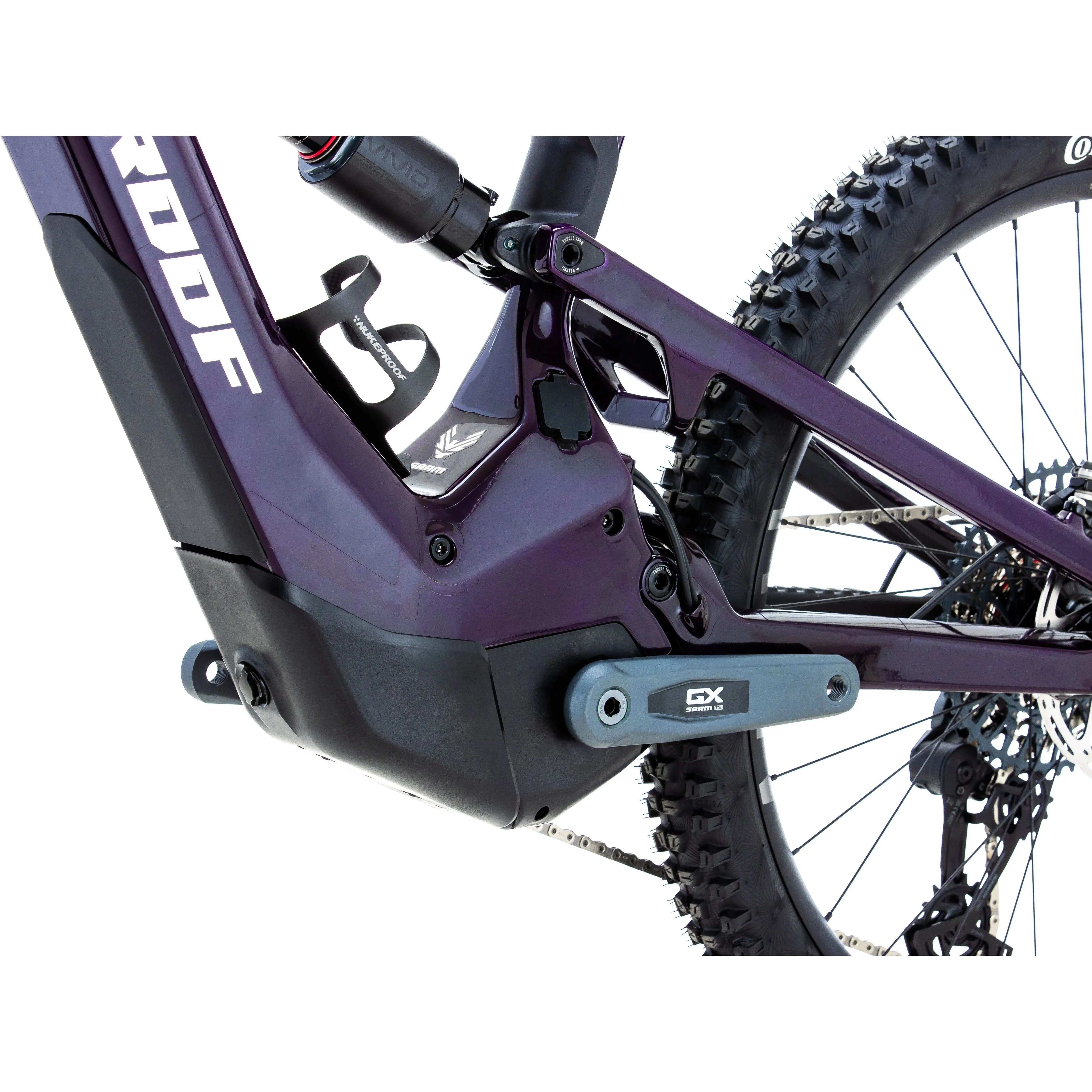 Nukeproof Megawatt 297 Pro Carbon Electric Mountain Bike 2024 Ex-Demo - Purple