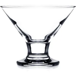 Orion Classic Footed Dessert Cups, Clear Glass Ice Cream Bowls - Perfect for Parfait Fruit Salad or Pudding, Set of 6, 8.5 oz