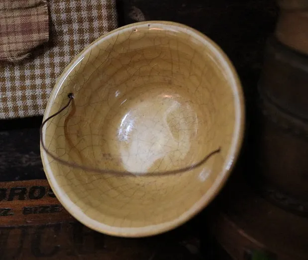 Out of Balance Scale Yelloware Bowls Gathering ~Reflects the Times~