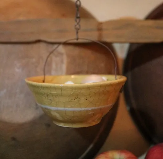 Out of Balance Scale Yelloware Bowls Gathering ~Reflects the Times~