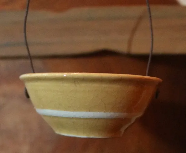 Out of Balance Scale Yelloware Bowls Gathering ~Reflects the Times~