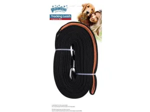 Pawise Flat Leashwith Loop Black 15M