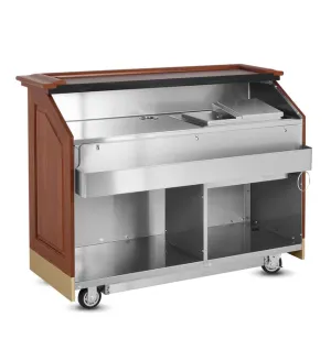 Portable Bar With Stainless Steel Working Side - AS-BBC-5-MW