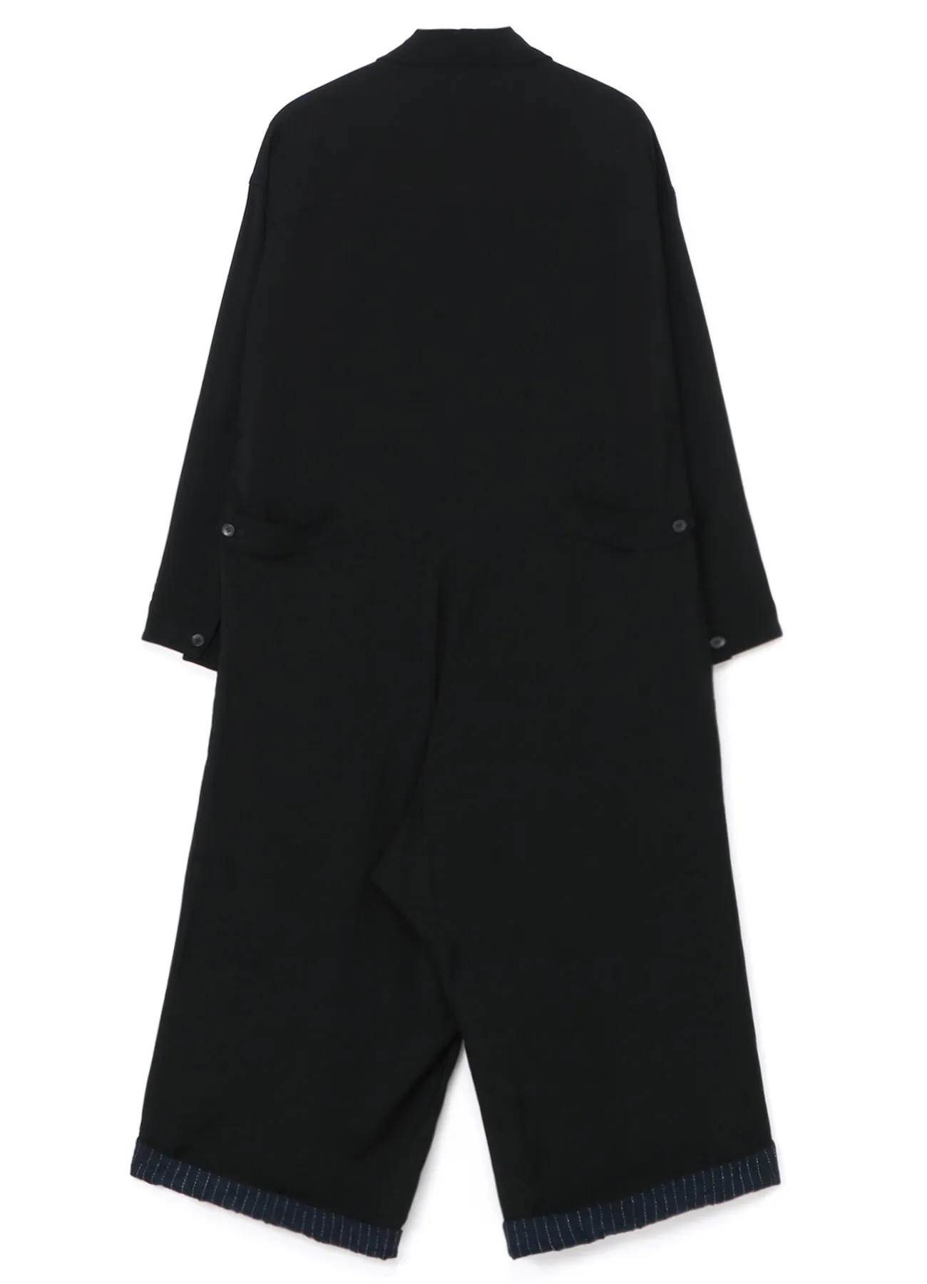 RAYON/WOOL GABARDINE JUMPSUIT