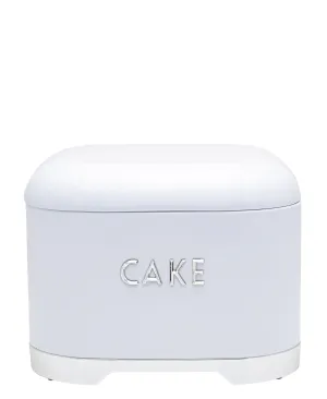 Retro Cake Tin - White