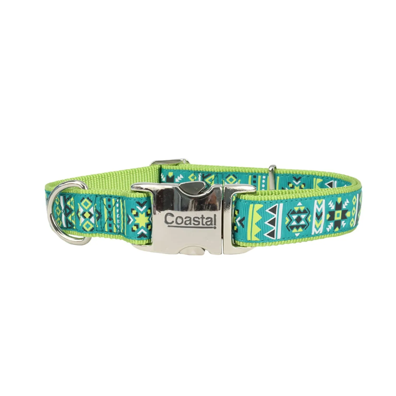 Ribbon Adjustable Dog Collar with Metal Buckle