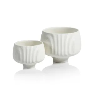 Ridged Condiment Bowls/2 Sizes