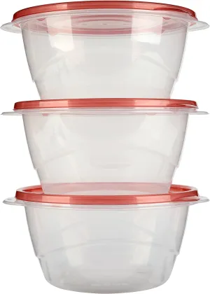 Rubbermaid TakeAlongs Food Storage Containers – 6.2 Cup – 3-Pk.