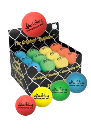 Spalding Mixed Colours High Bounce Balls