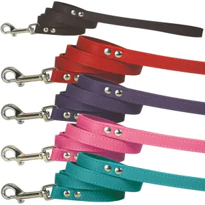 Spike & Stud Leash, Red, 3/4" x 4'