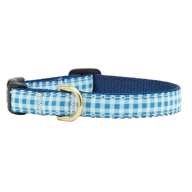 Teacup Collar | Blue Gingham