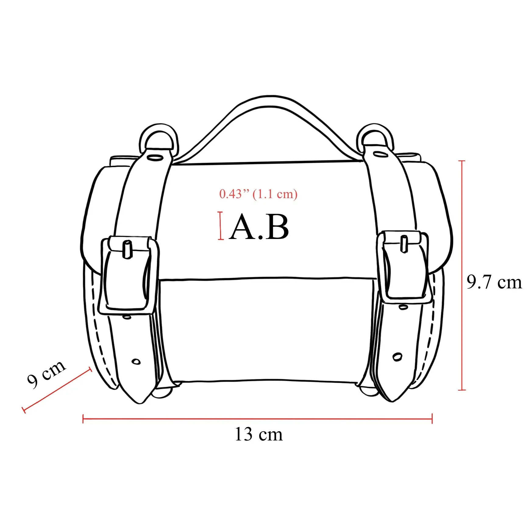 The Micro Bowls Bag - Oxblood