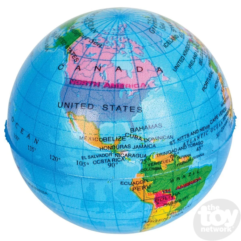 Toy Network Globe Stress Ball