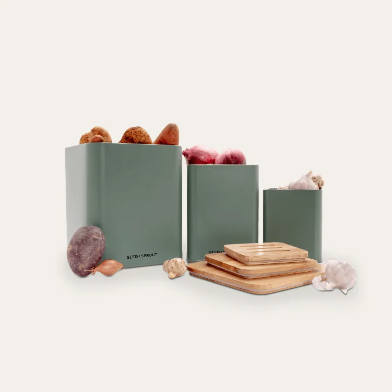 Vegetable Storage Containers | Eucalyptus