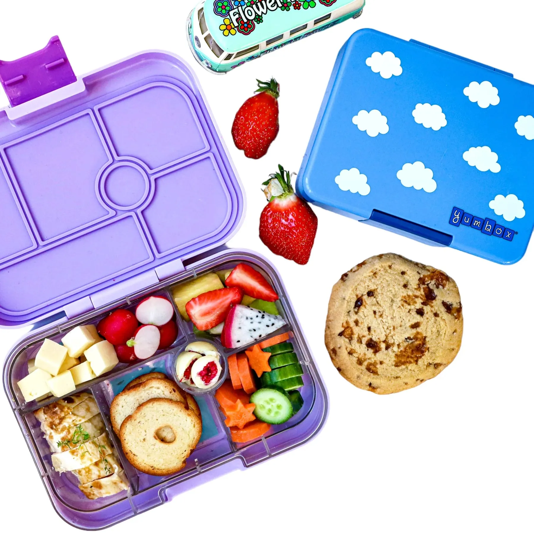 YUMBOX LEAKPROOF BENTO BOX FOR KIDS - LULU PURPLE